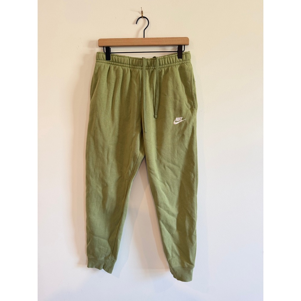 Nike Sportswear Club Fleece Joggers Olive Green Mens Medium BV2671-334